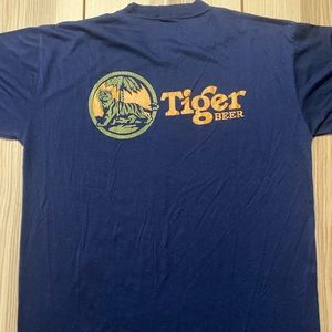 Vintage Tiger Beer Tiger Asia Singapore Promo Shirt